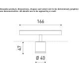 Aluminum LED track lamp Battice