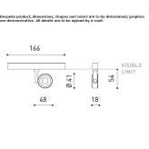 Aluminum LED track lamp Battice