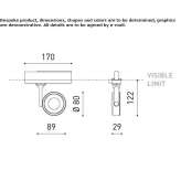 Aluminum LED track lamp Duquesne