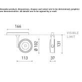 Aluminum LED track lamp Battice