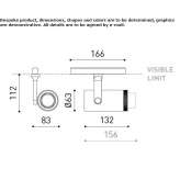 Aluminum LED track lamp Battice