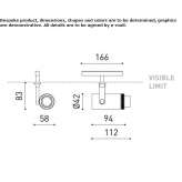 Aluminum LED track lamp Battice