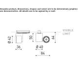 Aluminum LED track lamp Cankova