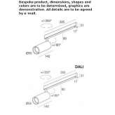 Metal LED track lamp Vignoc