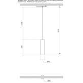 Aluminiowa lampa szynowa LED Glons