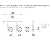 Aluminum LED track lamp Battice