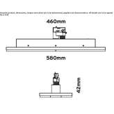 LED track lighting made of polycarbonate Tenno