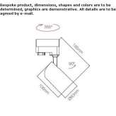 Aluminum LED track lamp Reedham