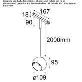 Magnetic LED track lighting Polinya