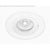 Recessed, adjustable aluminum reflector Barzava