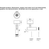 Adjustable round aluminum LED reflector Abilene