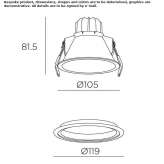 LED reflector made of polycarbonate Destedt