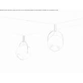 Adjustable borosilicate glass LED reflector Pembroke