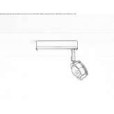 Adjustable LED reflector Cornaux