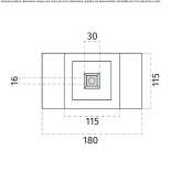 Cristaly® LED recessed spotlight Teningen