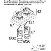 LED headlight with many adjustment options Andaray