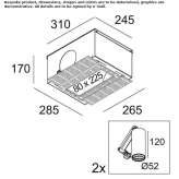 Adjustable metal LED reflector Seyssins