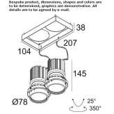 LED headlight with many adjustment options Dobrota