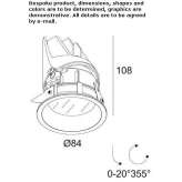 Recessed LED ceiling spotlight Banastas