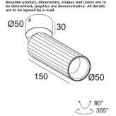 Adjustable LED reflector Maracas