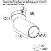 Adjustable round LED reflector Picar