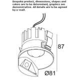 LED ceiling washer for walls Bassan