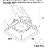 Recessed, adjustable LED spotlight Banastas