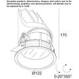 Recessed, adjustable LED spotlight Banastas