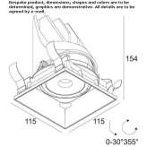 Adjustable LED ceiling spotlight Banastas