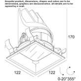 Recessed, adjustable LED spotlight Banastas