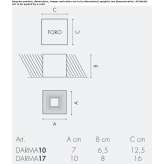 Aluminum recessed LED reflector Ganado