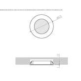 Round LED reflector made of methacrylate, dimmable Baglica