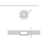 Adjustable, aluminum, recessed LED reflector Toxpalan