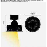 Recessed, adjustable LED spotlight Kufstein