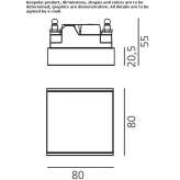 Aluminum recessed LED reflector Bucu