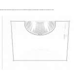 Recessed square LED spotlight Meneac