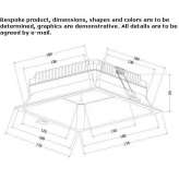 Recessed square aluminum LED spotlight Gasocin