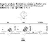 Adjustable reflector for suspended ceilings Arnedo