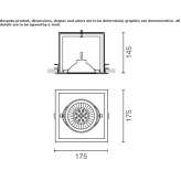 Adjustable semi-recessed multiple reflector Carnota