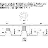 Recessed spotlight Cajarc