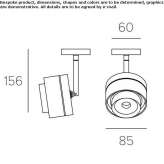 Adjustable aluminum LED ceiling spotlight Cereseto