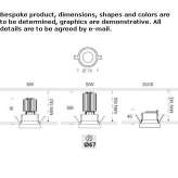 Recessed spotlight Arnedo