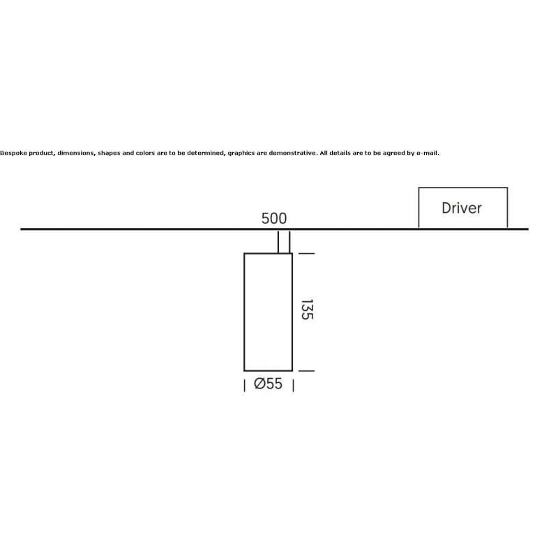 Adjustable round LED reflector Dissen