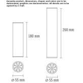 Round aluminum LED reflector Steensel