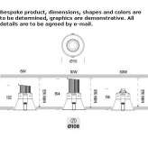 Recessed spotlight Cajarc