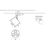Adjustable LED reflector Vercana