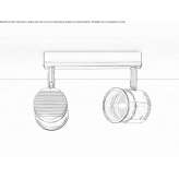 Regulowany reflektor LED Cornaux