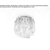 Round lead crystal reflector Butthard