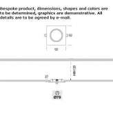 Recessed, adjustable reflector Auzances