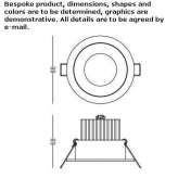 Adjustable round aluminum LED reflector Gourin